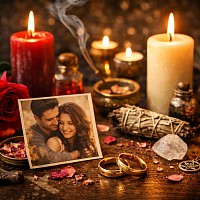 Rituel amoureux puissant avec le nom  Le rituel amoureux puissant avec le nom est une pratique spirituelle ancestrale qui agit directement sur l’énergie affective et le lien invisible entre deux personnes. Le nom étant la vibration sacrée de l’âme, son invocation dans un rituel permet d’établir une connexion profonde, même à distance, et de réveiller les sentiments enfouis.  Ce rituel est utilisé pour favoriser le retour de l’être aimé, renforcer l’attachement, apaiser les conflits, raviver la passion ou débloquer une situation amoureuse complexe. Il agit sur les plans spirituel, émotionnel et karmique, en éliminant les blocages, les influences négatives et les obstacles qui empêchent l’amour de s’exprimer librement.  Réalisé avec sérieux, respect et intention pure, le rituel amoureux avec le nom ne force pas l’amour, mais harmonise les destinées lorsque les âmes sont liées. Les premiers signes peuvent se manifester par des rêves, des pensées réciproques, un contact inattendu ou un rapprochement progressif.  Ce travail spirituel puissant s’adresse à toute personne cherchant une solution authentique, profonde et durable à ses problèmes sentimentaux.